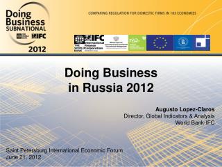 Doing Business in Russia 2012