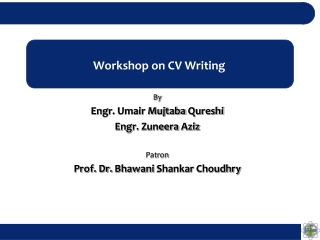 Workshop on CV Writing