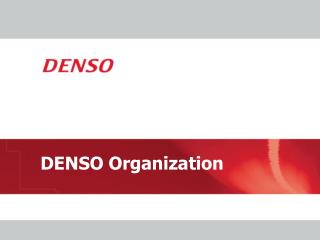 DENSO Organization