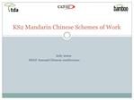 KS2 Mandarin Chinese Schemes of Work