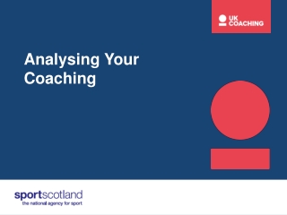 Analysing Your Coaching