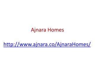 Ajnara Homes Apartments call at 012 422 8777