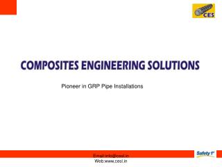 Pioneer in GRP Pipe Installations