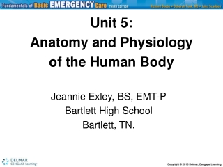 Unit 5: Anatomy and Physiology of the Human Body