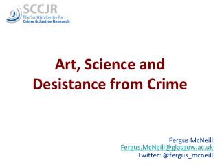 Art, Science and Desistance from Crime