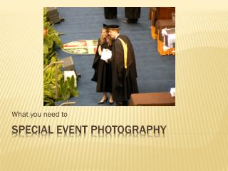 Special event photography