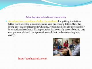 Advantages of educational consultancy