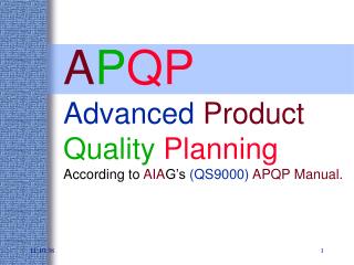 Apqp