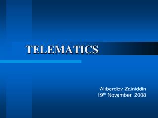 TELEMATICS