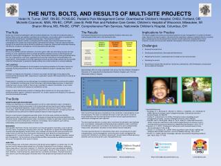 THE NUTS, BOLTS, AND RESULTS OF MULTI-SITE PROJECTS