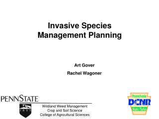 Invasive Species Management Planning
