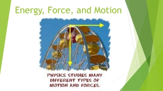 Energy, Force, and Motion