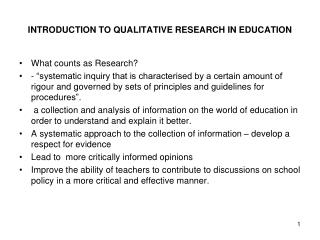 qualitative research topics in education 2020