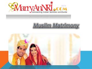 Muslim Matrimony