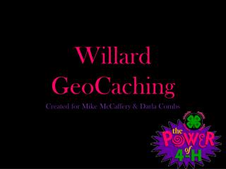Willard GeoCaching