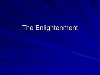 The Enlightenment