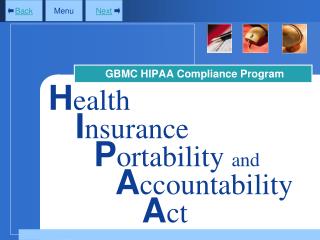 GBMC HIPAA Compliance Program