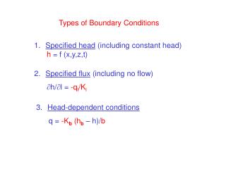 PPT - Types Of Boundary Conditions PowerPoint Presentation, Free ...