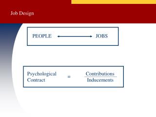 Job Design