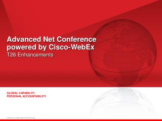 Advanced Net Conference powered by Cisco-WebEx
