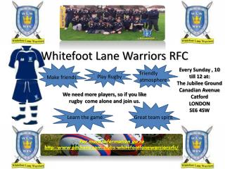 Whitefoot Lane Warriors RFC