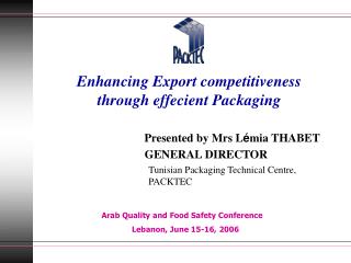 Enhancing Export competitiveness through effecient Packaging