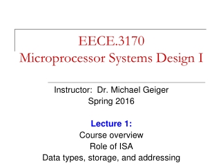 EECE.3170 Microprocessor Systems Design I