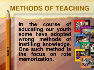 presentation method of teaching