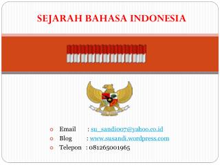 PPT - SEJARAH BAHASA INDONESIA PowerPoint Presentation, Free Download ...