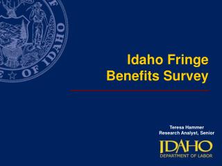 Idaho Fringe Benefits Survey