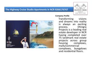 The Highway Cruise Studio Apartments in NCR 9266176767