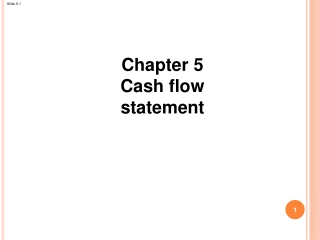 Chapter 5 Cash flow statement