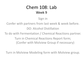 Chem 108: Lab Week 9