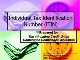Individual Tax Identification Number (ITIN)