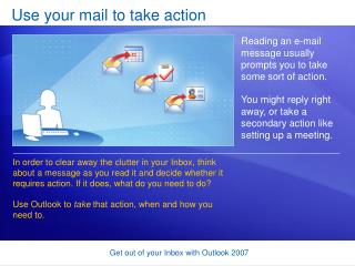 Use your mail to take action
