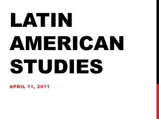 Latin american studies