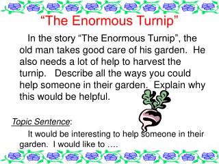 “The Enormous Turnip”