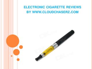 electronic cigarette reviews