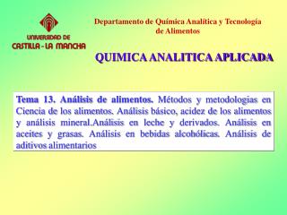 ANALISIS QUIMICO