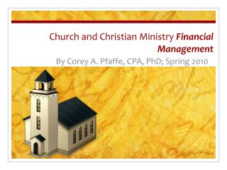 Church and Christian Ministry Financial Management