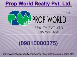 Jaypee Kosmos Resale Flats Price, Jaypee Kosmos Noida Sector