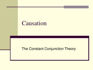 Causation