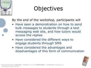 Objectives