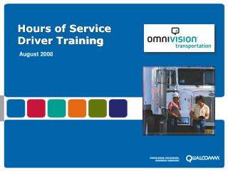 Hours of Service Driver Training