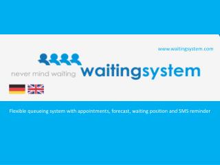 waitingsystem - flexible queueing system with appointments,