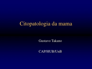 Citopatologia da Mama