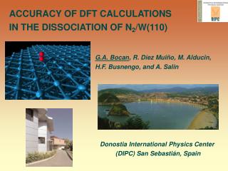 ACCURACY OF DFT CALCULATIONS IN THE DISSOCIATION OF N 2 /W(110) ‏