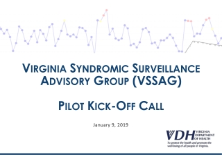 Virginia Syndromic Surveillance Advisory Group (VSSAG) Pilot Kick-Off Call