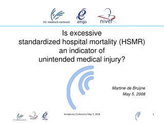 Is excessive standardized hospital mortality (HSMR) an indicator of unintended medical injury?