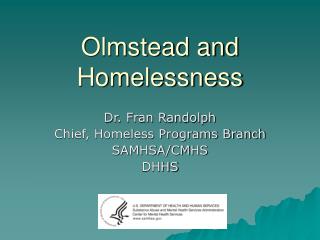 Olmstead and Homelessness